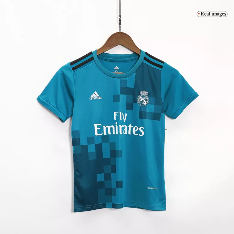 Kids Real Madrid Third Away Soccer Jersey Kit (Jersey+Shorts) 2017/18 - Pro Jersey Shop