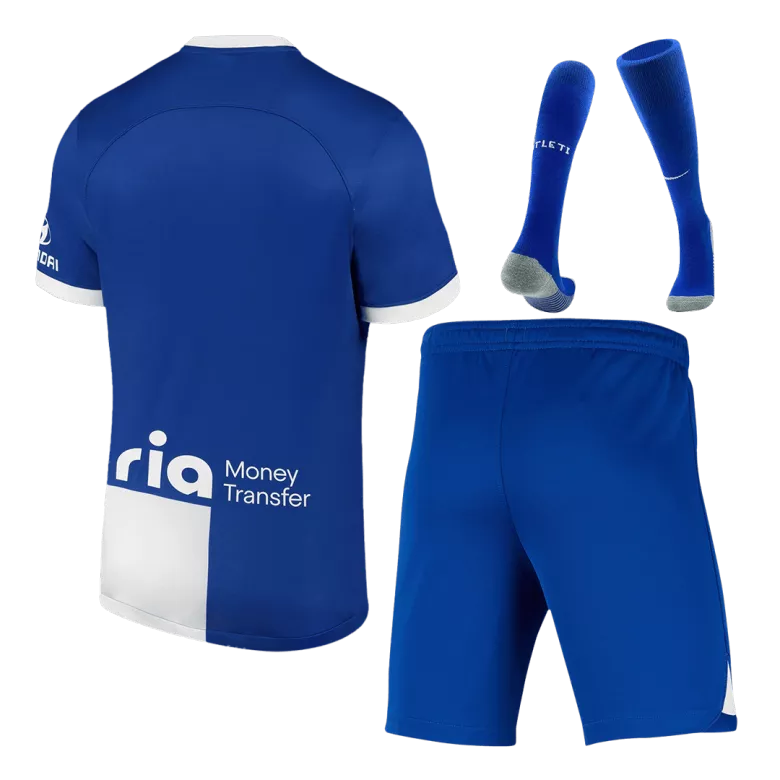 Men's Atletico Madrid Away Soccer Jersey Whole Kit (Jersey+Shorts+Socks) 2023/24 - Fan Version - Pro Jersey Shop