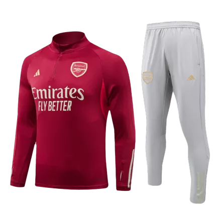 Men's Arsenal Zipper Tracksuit Sweat Shirt Kit (Top+Trousers) 2023/24 - Pro Jersey Shop