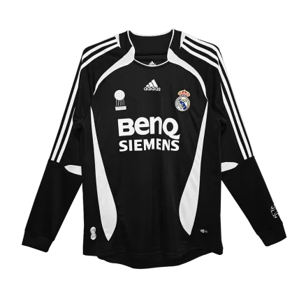 Men's Retro 2006/07 Real Madrid Away Long Sleeves Soccer Jersey Shirt - Fan Version - Pro Jersey Shop