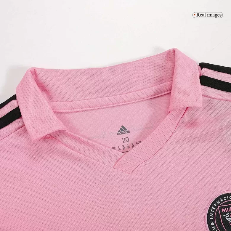 Kids Inter Miami CF Home Long Sleeve Soccer Jersey Kit (Jersey+Shorts) 2023/24 - Pro Jersey Shop