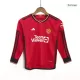 Kids Manchester United Home Long Sleeve Soccer Jersey Kit (Jersey+Shorts) 2023/24 - Pro Jersey Shop