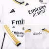 Kids Real Madrid Home Long Sleeve Soccer Jersey Kit (Jersey+Shorts) 2023/24 - Pro Jersey Shop