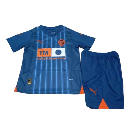 Kids Valencia Away Soccer Jersey Kit (Jersey+Shorts) 2023/24 - Pro Jersey Shop