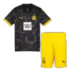 Kids Borussia Dortmund Away Soccer Jersey Kit (Jersey+Shorts) 2023/24 - Pro Jersey Shop