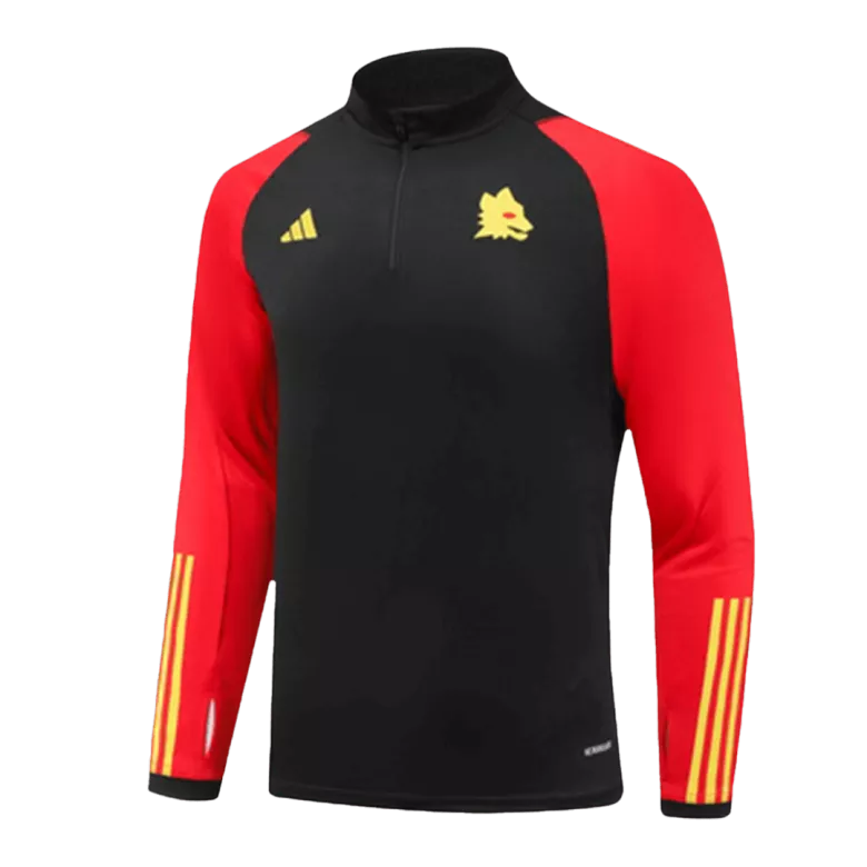 Men's Roma Zipper Tracksuit Sweat Shirt Kit (Top+Trousers) 2023/24 - Pro Jersey Shop