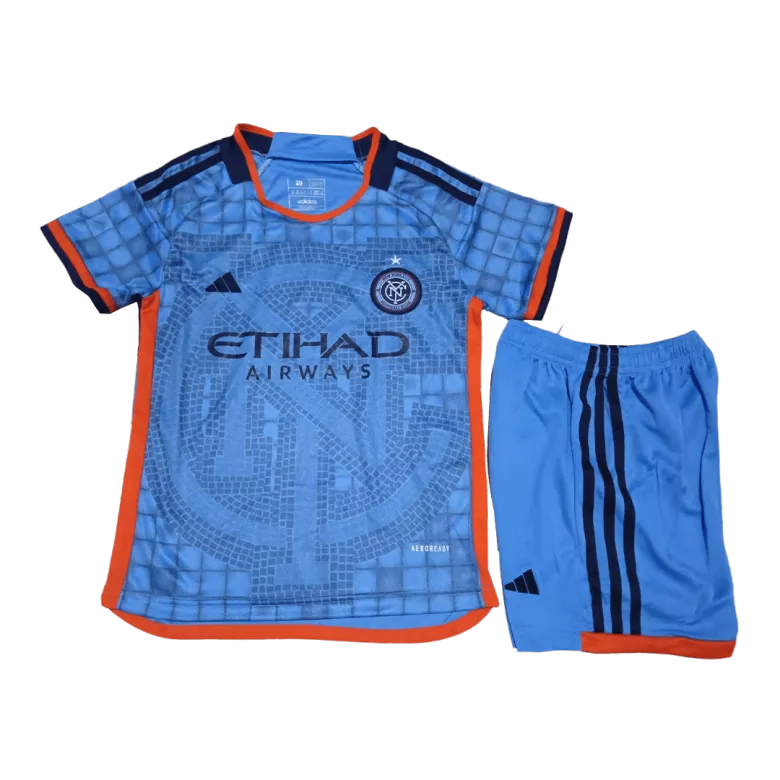 Kids New York City Home Soccer Jersey Kit (Jersey+Shorts) 2023 - Pro Jersey Shop