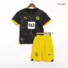 Kids Borussia Dortmund Away Soccer Jersey Kit (Jersey+Shorts) 2023/24 - Pro Jersey Shop