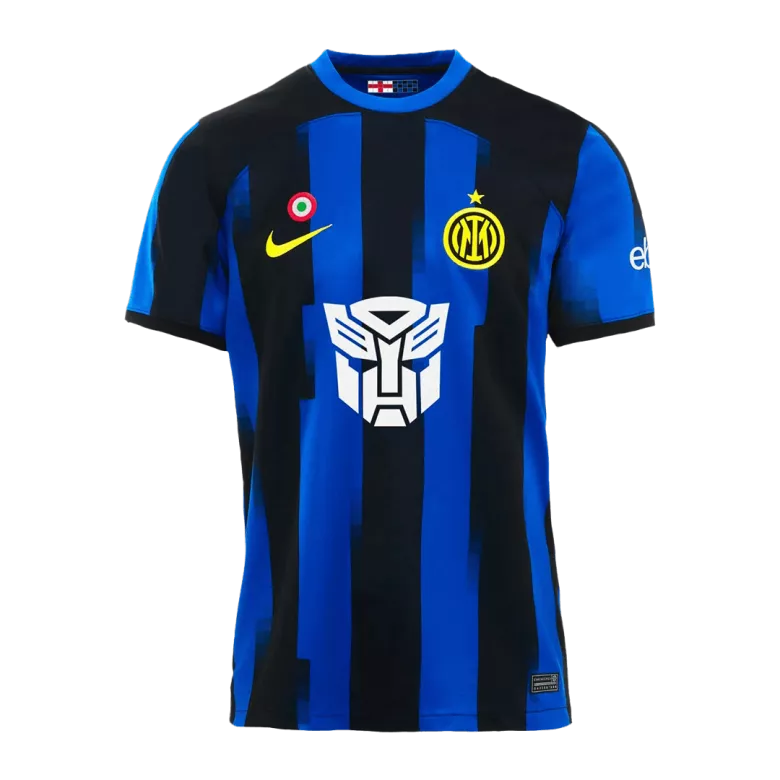 Men's Authentic Inter Milan X Transformers Home Soccer Jersey Shirt 2023/24 - Pro Jersey Shop