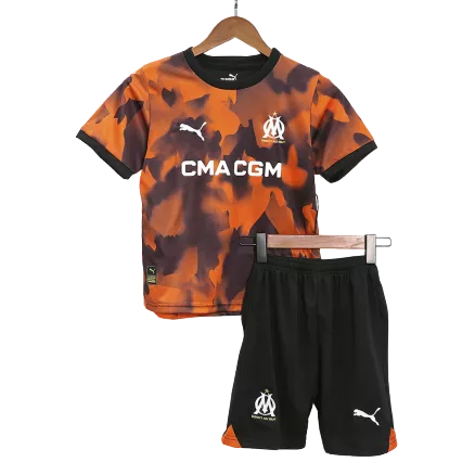 Kids Marseille Third Away Soccer Jersey Kit (Jersey+Shorts) 2023/24 - Pro Jersey Shop