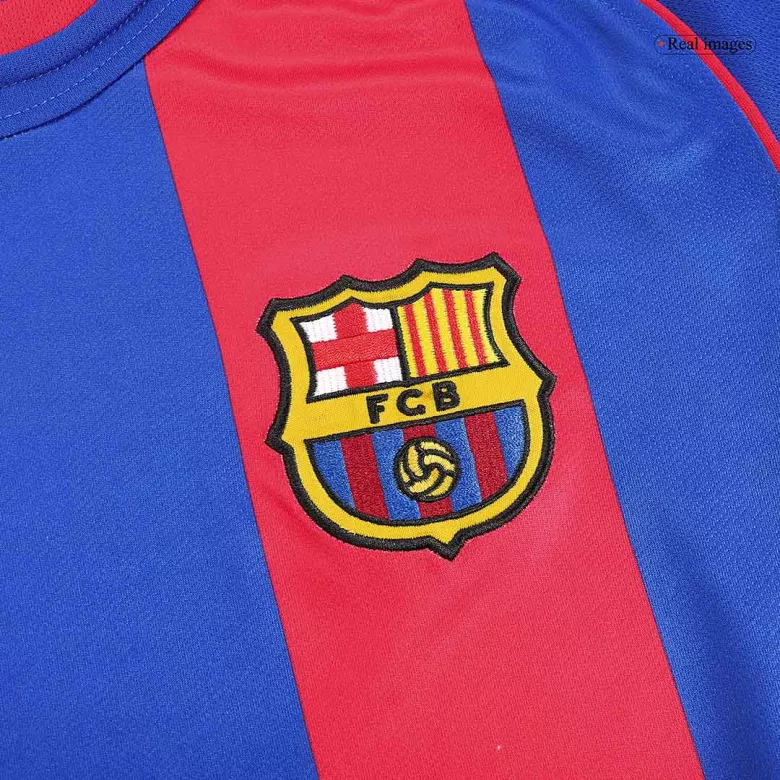 Men's Retro 2004/05 Barcelona Home Soccer Jersey Shirt - Pro Jersey Shop