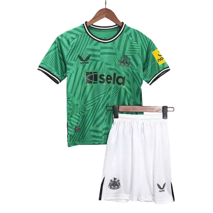 Kids Newcastle United Away Soccer Jersey Kit (Jersey+Shorts) 2023/24 - Pro Jersey Shop