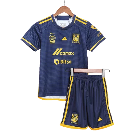 Kids Tigres UANL Away Soccer Jersey Kit (Jersey+Shorts) 2023/24 - Pro Jersey Shop