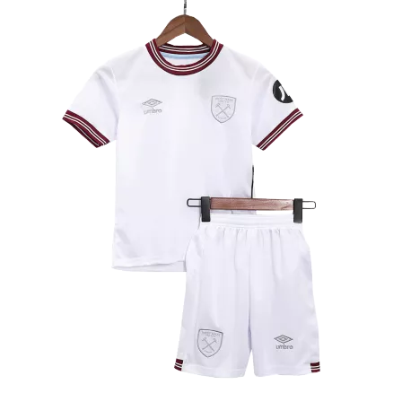 Kids West Ham United Away Soccer Jersey Kit (Jersey+Shorts) 2023/24 - Pro Jersey Shop