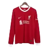 Men's Liverpool Home Long Sleeves Soccer Jersey Shirt 2023/24 - Fan Version - Pro Jersey Shop