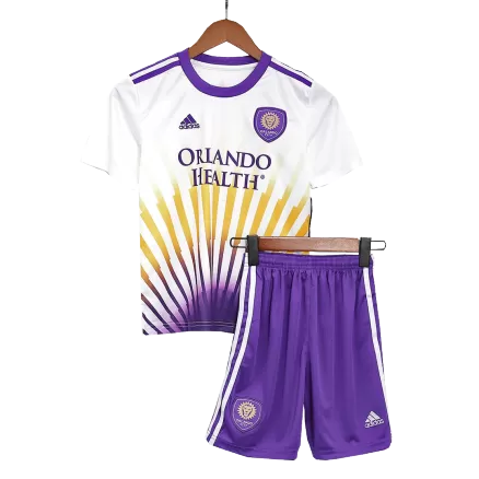 Kids Orlando City Away Soccer Jersey Kit (Jersey+Shorts) 2022 - Pro Jersey Shop