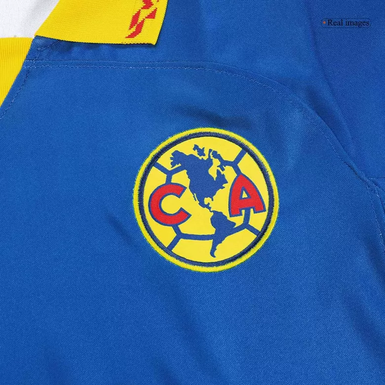 Men's Club America Aguilas Away Long Sleeves Soccer Jersey Shirt 2023/24 - Fan Version - Pro Jersey Shop