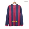 Men's Retro 2014/15 Barcelona Home Long Sleeves Soccer Jersey Shirt - Fan Version - Pro Jersey Shop