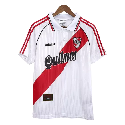 Men's Retro 1995/96 River Plate Home Soccer Jersey Shirt - Pro Jersey Shop