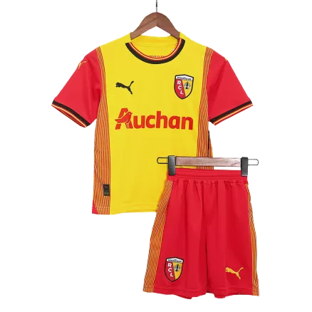 Kids RC Lens Home Soccer Jersey Kit (Jersey+Shorts) 2023/24 - Pro Jersey Shop