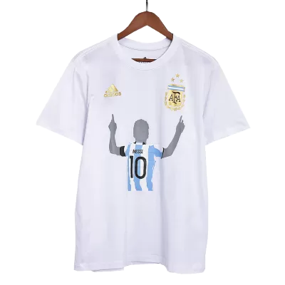 Men's Winners Lionel Messi Celebration Argentina Soccer Jersey Shirt 2022 - Fan Version - Pro Jersey Shop