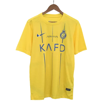 Men's Al Nassr Home Soccer Jersey Shirt 2023/24 Plus Size (4XL-5XL)- Fan Version - Pro Jersey Shop