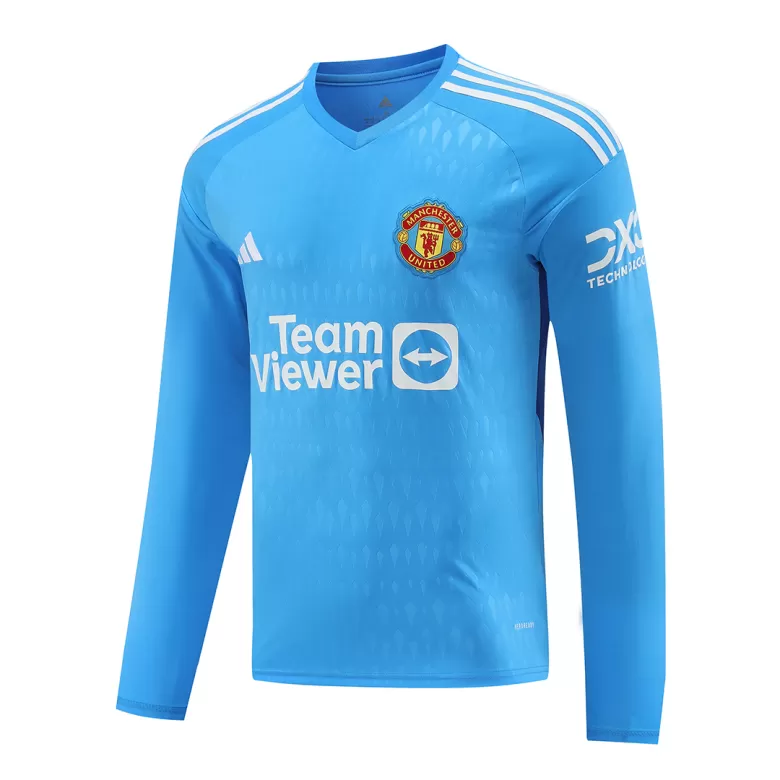 Men's Manchester United Goalkeeper Long Sleeves Soccer Jersey Shirt 2023/24 - Fan Version - Pro Jersey Shop