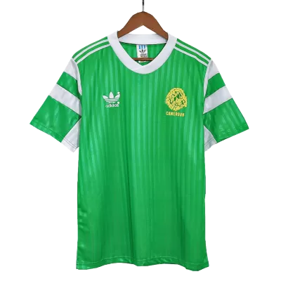 Men's Retro 1990 Cameroon Home Soccer Jersey Shirt - Pro Jersey Shop