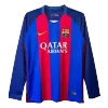 Men's Retro 2016/17 Barcelona Home Long Sleeves Soccer Jersey Shirt - Pro Jersey Shop