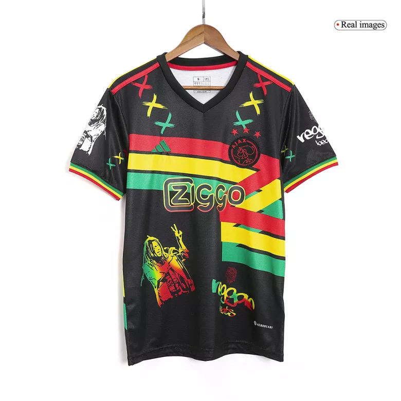 Men's Ajax x Bob Marley Special Edition Soccer Jersey Shirt 2023/24 - Fan Version - Pro Jersey Shop