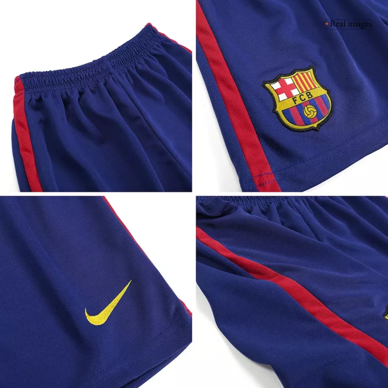 Kids Retro Barcelona Home Soccer Jersey Kit (Jersey+Shorts) 2014/15 - Pro Jersey Shop