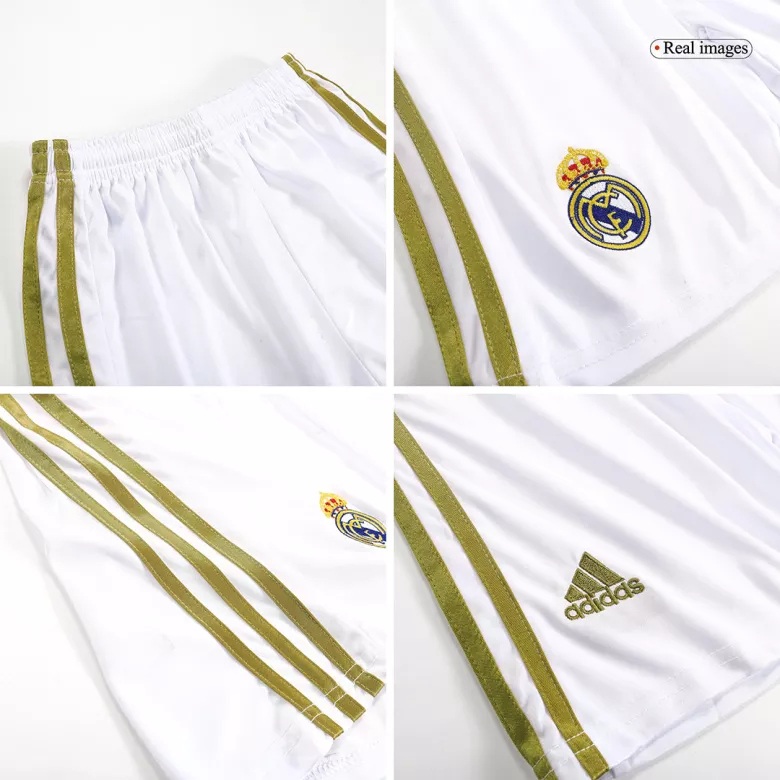 Kids Retro Real Madrid Home Soccer Jersey Kit (Jersey+Shorts) 2011/12 - Pro Jersey Shop