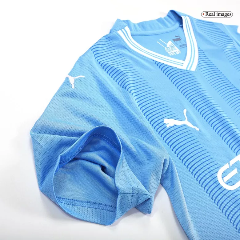Men's J.ALVAREZ #19 Manchester City Japanese Tour Printing Home Soccer Jersey Shirt 2023/24 - Fan Version - Pro Jersey Shop