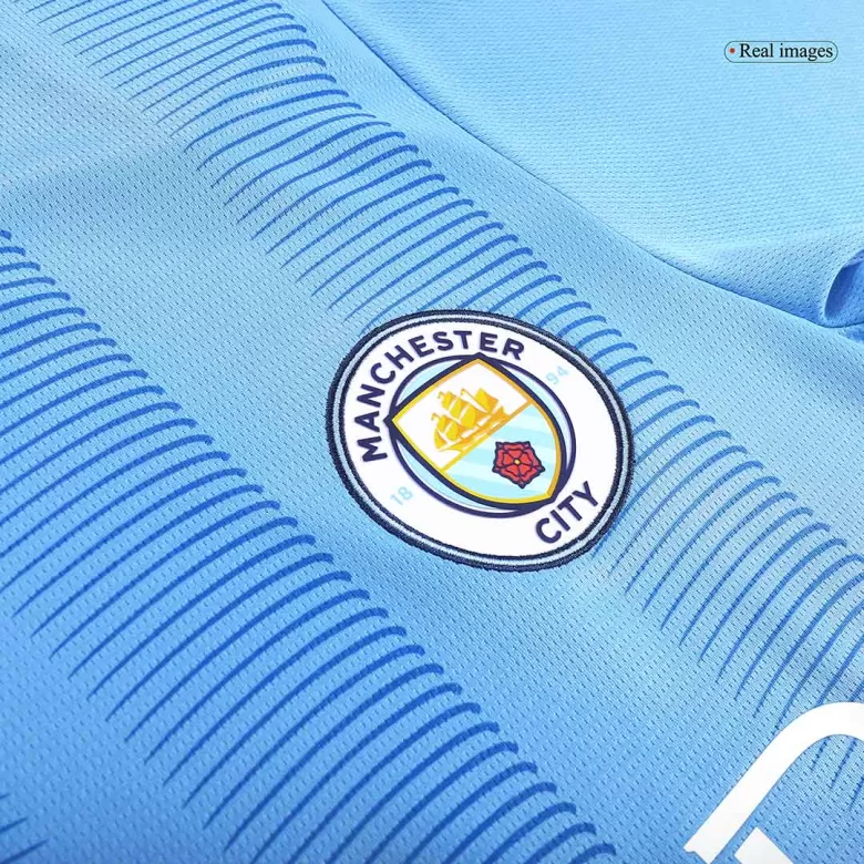 Men's Manchester City Home Soccer Jersey Whole Kit (Jersey+Shorts+Socks) 2023/24 - Fan Version - Pro Jersey Shop