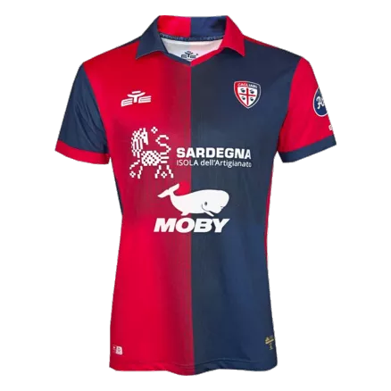 Men's Cagliari Calcio Home Soccer Jersey Shirt 2023/24 - Fan Version - Pro Jersey Shop