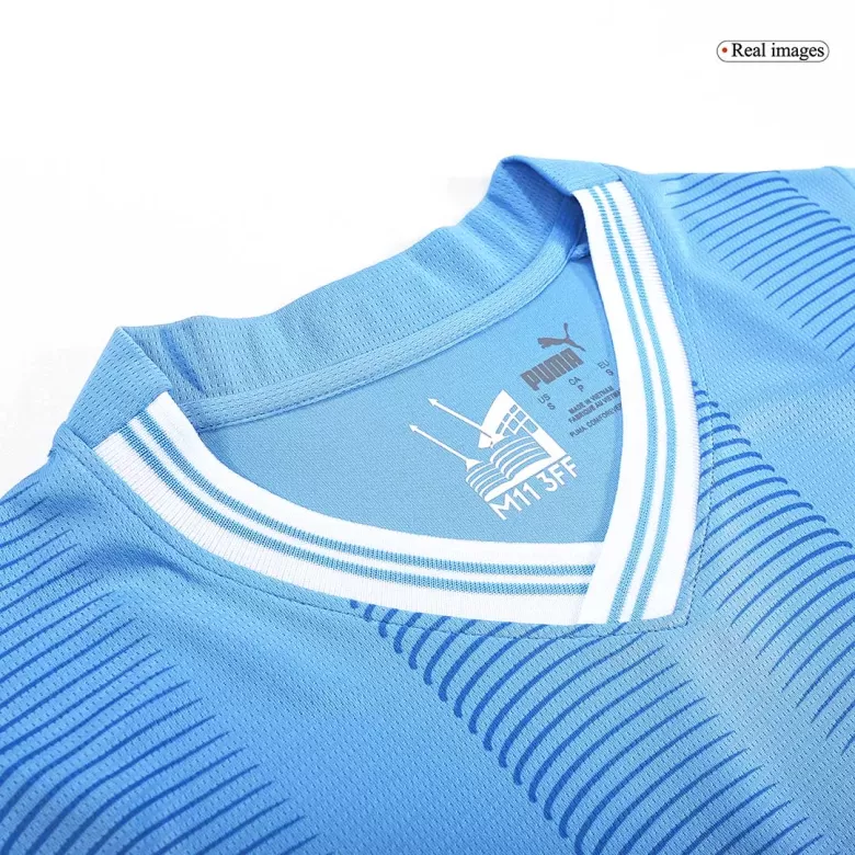 Men's GREALISH #10 Manchester City Japanese Tour Printing Home Soccer Jersey Shirt 2023/24 - Fan Version - Pro Jersey Shop