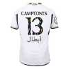 Men's Authentic CAMPEONES #13 Real Madrid Home Soccer Jersey Shirt 2023/24 - Pro Jersey Shop