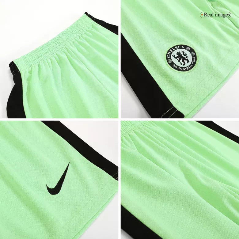 Kids Chelsea Third Away Soccer Jersey Kit (Jersey+Shorts) 2023/24 - Pro Jersey Shop