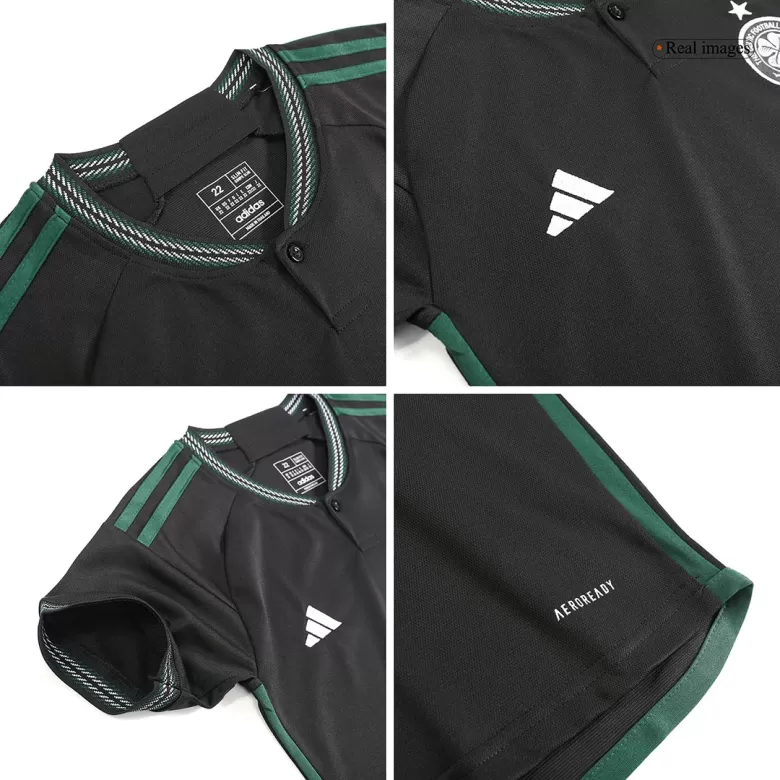 Kids Celtic Away Soccer Jersey Kit (Jersey+Shorts) 2023/24 - Pro Jersey Shop