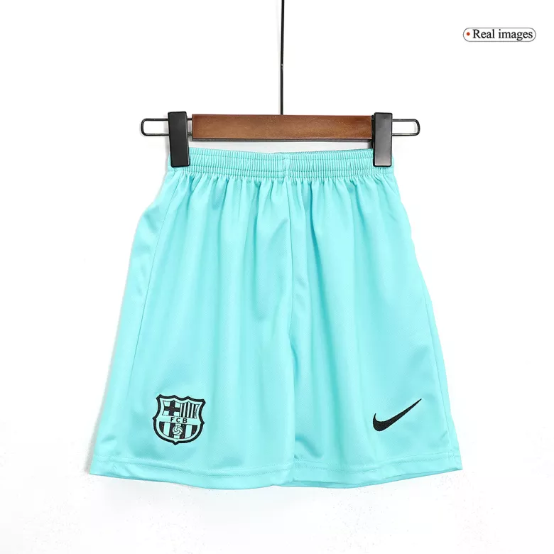 Kids Barcelona Third Away Soccer Jersey Kit (Jersey+Shorts) 2023/24 - Pro Jersey Shop