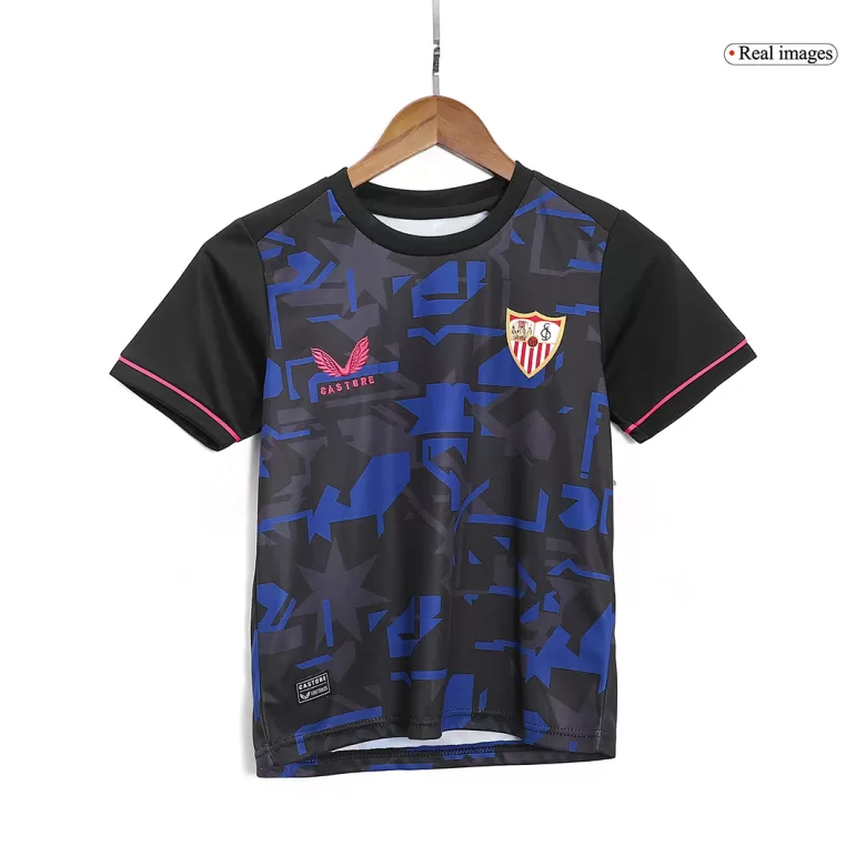 Kids Sevilla Third Away Soccer Jersey Kit (Jersey+Shorts) 2023/24 - Pro Jersey Shop