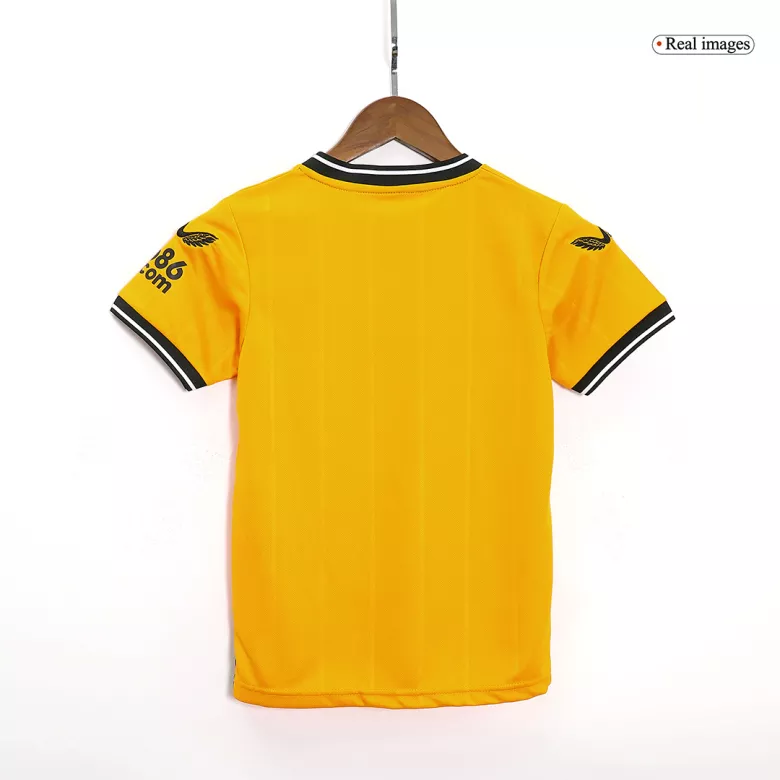 Kids Wolverhampton Wanderers Home Soccer Jersey Kit (Jersey+Shorts) 2023/24 - Pro Jersey Shop