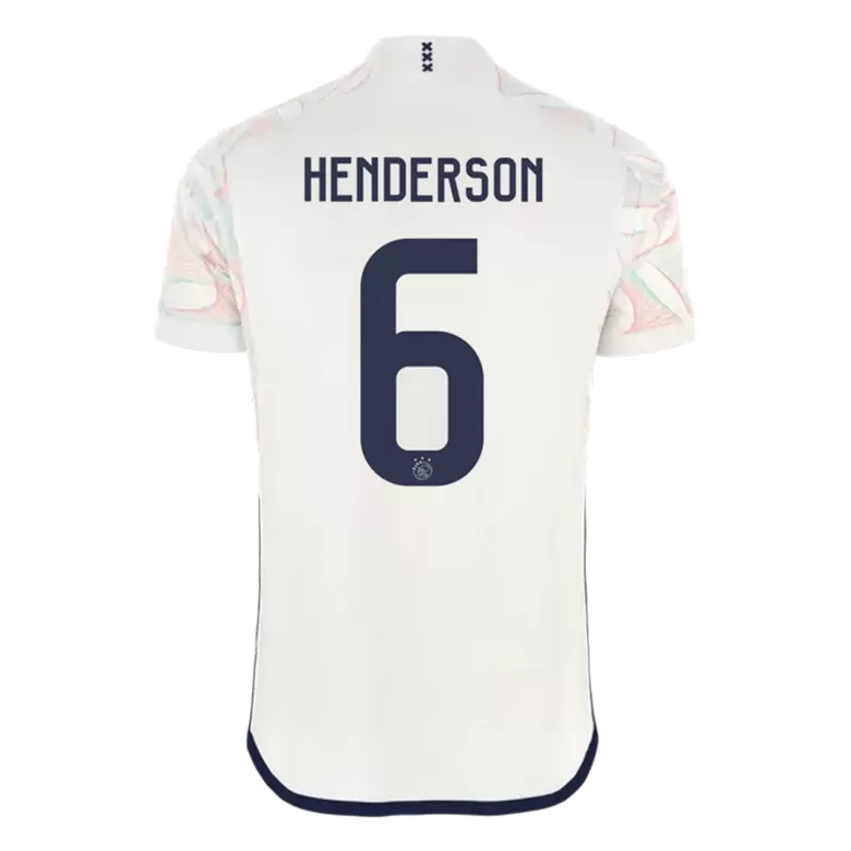 Men's HENDERSON #6 Ajax Away Soccer Jersey Shirt 2023/24 - Fan Version - Pro Jersey Shop