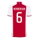 Men's HENDERSON #6 Ajax Home Soccer Jersey Shirt 2023/24 - Fan Version - Pro Jersey Shop
