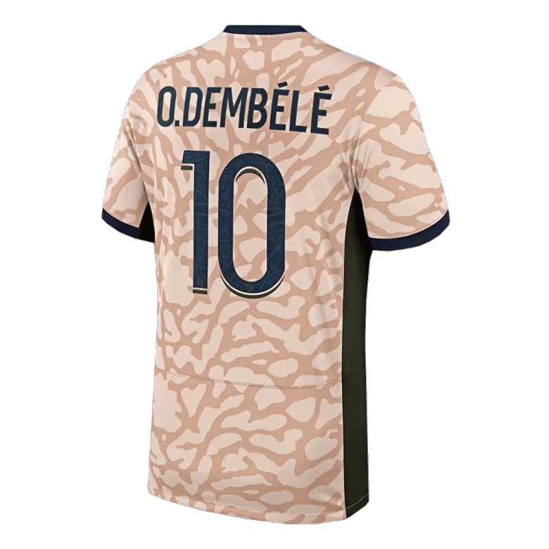 Men's O.DEMBÉLÉ #10 PSG Fourth Away Soccer Jersey Shirt 2023/24 - Fan Version - Pro Jersey Shop