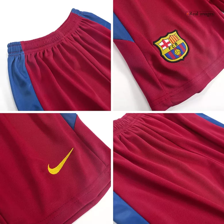 Kids Retro Barcelona Home Soccer Jersey Kit (Jersey+Shorts) 2010/11 - Pro Jersey Shop