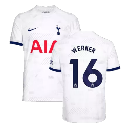 Men's WERNER #16 Tottenham Hotspur Home Soccer Jersey Shirt 2023/24 - Fan Version - Pro Jersey Shop