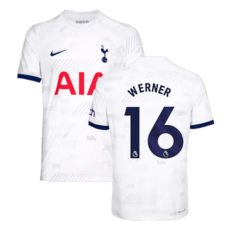 Men's Authentic WERNER #16 Tottenham Hotspur Home Soccer Jersey Shirt 2023/24 - Pro Jersey Shop