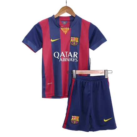 Kids Barcelona Home Soccer Jersey Kit (Jersey+Shorts) 2014/15 - Pro Jersey Shop