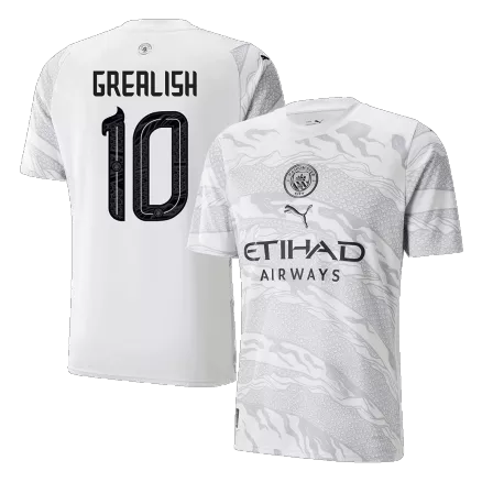 Men's GREALISH #10 Manchester City Year Of The Dragon Soccer Jersey Shirt 2023/24 - Fan Version - Pro Jersey Shop